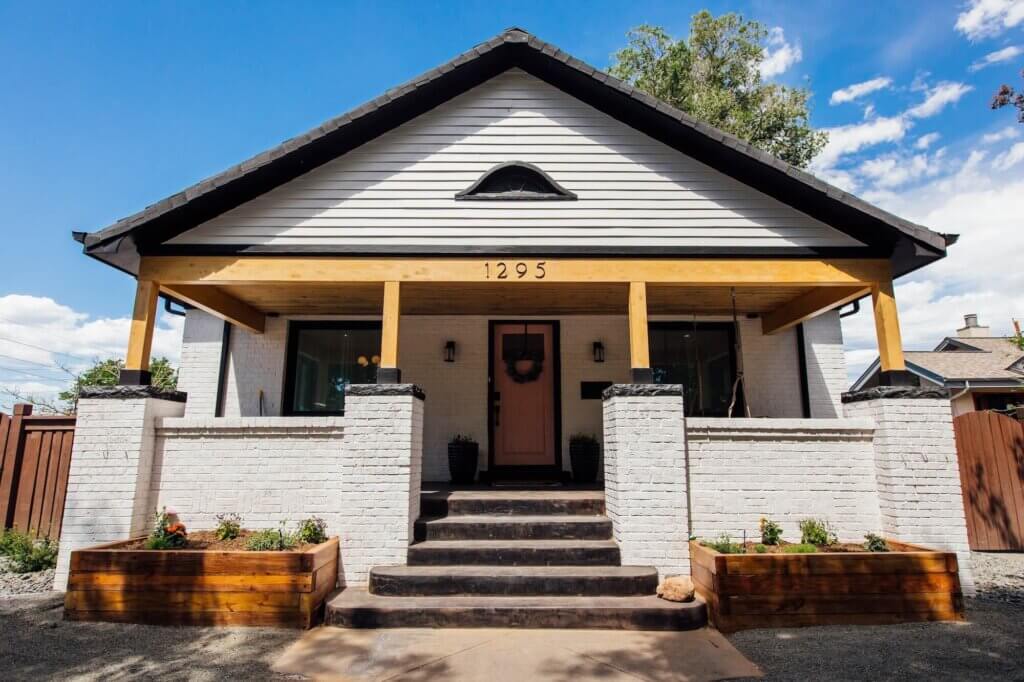 A remodeled exterior
